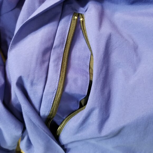 THE NORTH FACE Men's Colorblock Zip Pocket Water Repellent Jacket Blue XL ~ 4463 - Picture 6 of 9